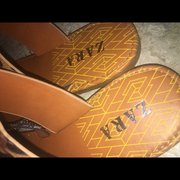 Cheetah/Zebra Exotic Sandals - Picture 3 of 7